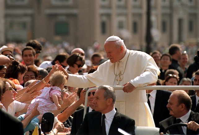 Giovanni Paolo II in piazza S.Pietro